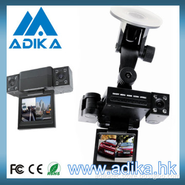 Transformer Shape Dural Lens & Rotatable Lens Car Camera with Night Vision & Screen ADK-C167B